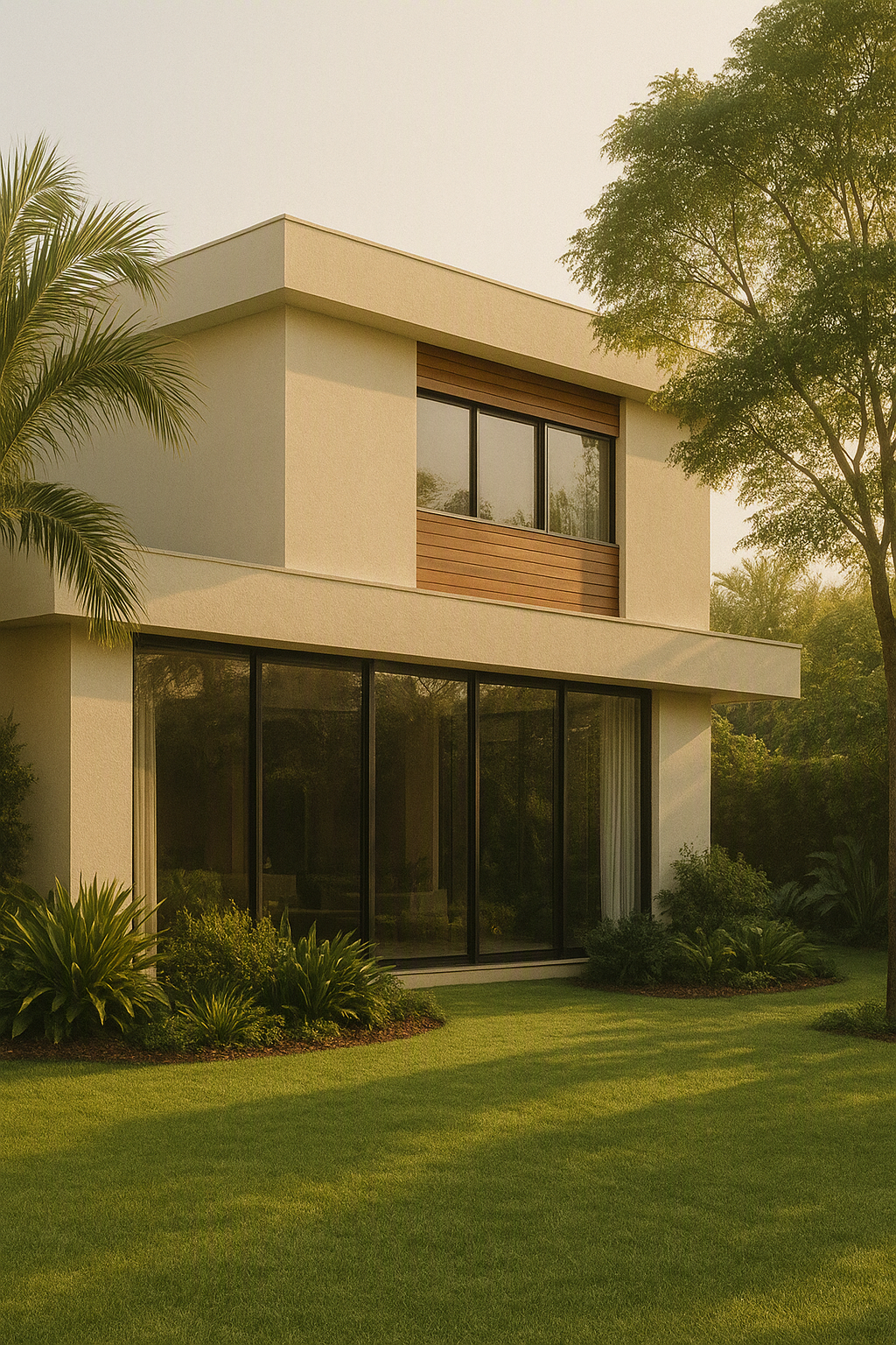 Casa em condomínio com área verde generosa
